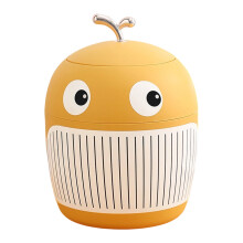 Mini Waste Bin For Efficient Waste Management-straw yellow