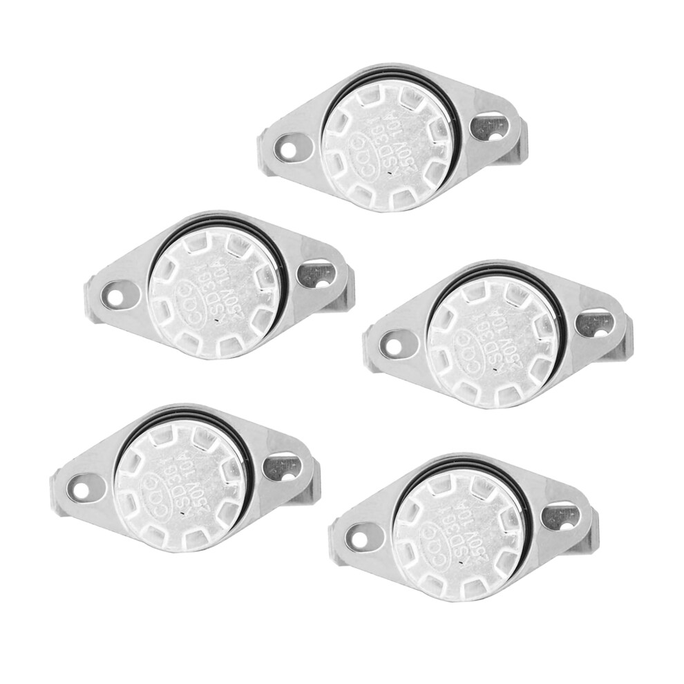 5Pcs Ksd301 Thermal Switch 250V 10A No 55C 6.3Mm 7631393794134