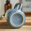 Unique Raku Glazed Ceramic Coffee-yellow sand With spoon lid 6