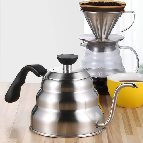 1.2L Temperature Controlled Pour Style Drink Maker With-Silver 2