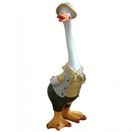 Statue de canard en résine unique, superbement conçue pour-UN