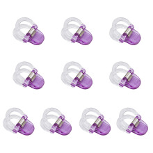10Pcs Invisible Acrylic Pants Shortener Clasps Trouser Length-P