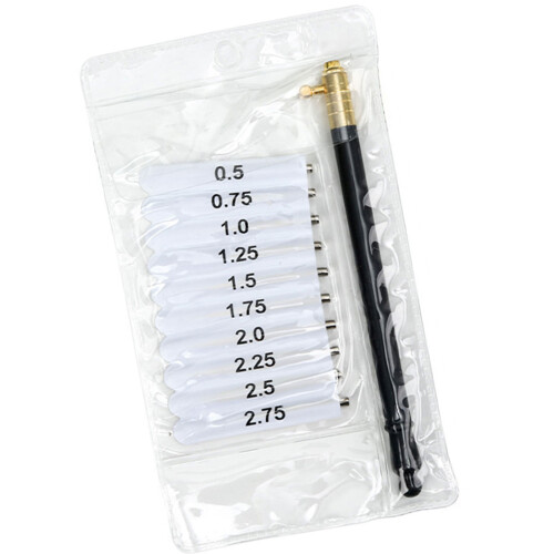 Sturdy Metal Crochet Hook For Smooth Knitting Experience-Black