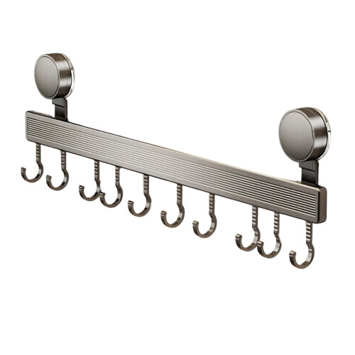 Space Saving Suction Hooks For Organizing-Hook 50cm 10 hooks