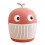 Mini Cartoon Whale Trash Can Durable Plastic For Desk-pink 1