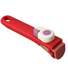 Practical Cooker Handle Nonslip Ergonomic Container Handle-Red