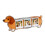 Klarer Acryl-Hunde-Memory-Rahmen, 3 Abschnitte, dekorativer-2 1