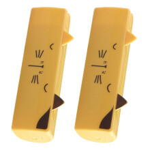 2Pcs Strong Adhesive Lint Roller For Clothes Upholstery-Yellow