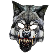 Masque de loup en Polyester Animal, couverture-Masque de loup
