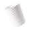 Striped Pattern Plastic Garbage Can For Cabin Studio-White 1