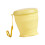 Space Saving Foldable Bottle 260ML Suitable For Outdoor-yellow 1