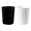 Striped Pattern Plastic Garbage Can For Cabin Studio-White 2