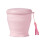 Drinking Cup with Lid and Carrying Strap Dishwasher Safe-pink 1