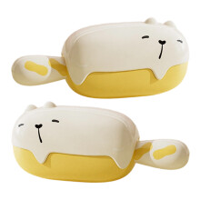 Portable Sticky Roller for Removing Pet Hair And Dust-Yellow