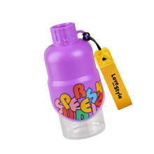 Leak Proof Pet Watering Bottle With Foldable Design For-Purple