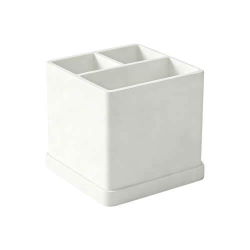 Modifiable Flexible Toothbrush Holder maintains Bathroom-White