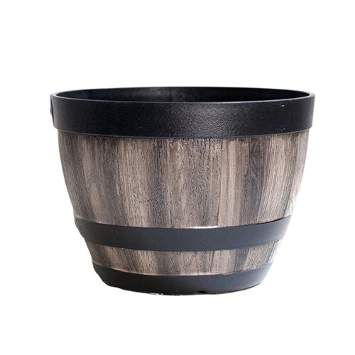Thickened Plastic Planter Flowerpot Flower Stand-1oak color