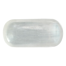 Long Oval Shape Moroccans Crystal Bowl for Cleansing, Recharging