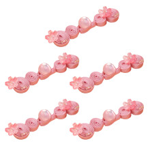 Oriental Flower Shaped Button Craft Of Satins-Korean pk