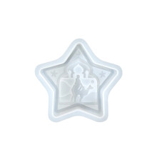 Detailed Moon Star Pattern Silicone Mould Great For Handmade-A