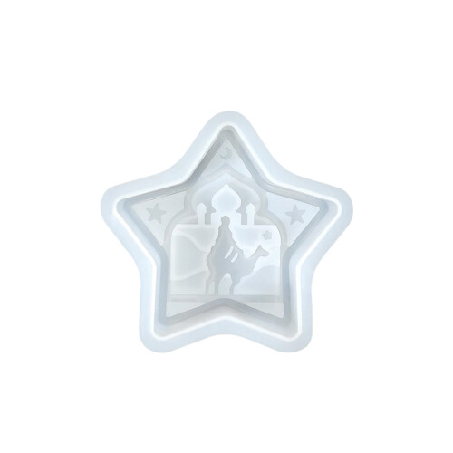 Detailed Moon Star Pattern Silicone Mould Great For Handmade-A