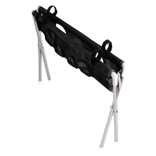 Detachable Pet Grooming Hammock With Support Frame-Black