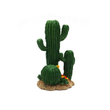 Simulation Artificial Cactus Model Sculpture Landscape Figurine