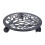Iron Rolling Plant Bracket With Caster Round Iron Flower Top 1