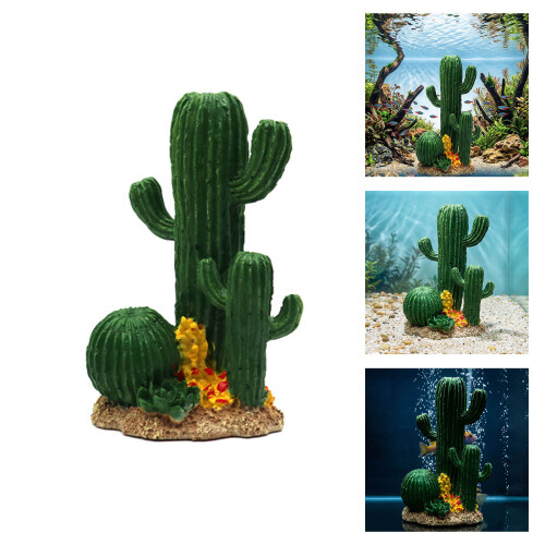 Simulation Artificial Cactus Model Sculpture Landscape Figurine 1