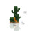 Realistic Cactus Figure Statue Fishtanks Decoration Resin 3
