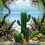 Simulation Artificial Cactus Model Sculpture Landscape Figurine 7