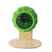 Simulation Rattans Parrots Nest Handwoven Hanging Bird-Green