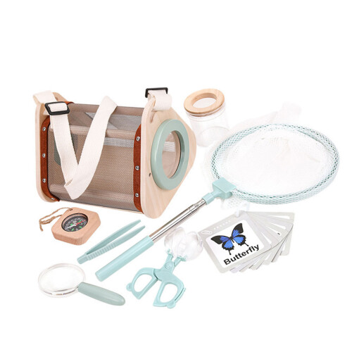 Portable Creature Catcher Collection Featuring Wooden Viewing