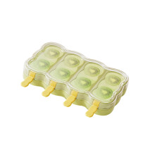 Hitzebeständiges Kunststoff-Eisformen-Set mit abnehmbarem-Grün
