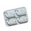 4 Cavities Snail Silicone Molds Multipurpose Cake Molds-Blue 1