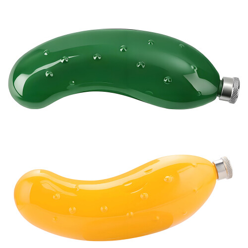 Flacon à liqueur en acier inoxydable, bouteille de-Concombre B 1