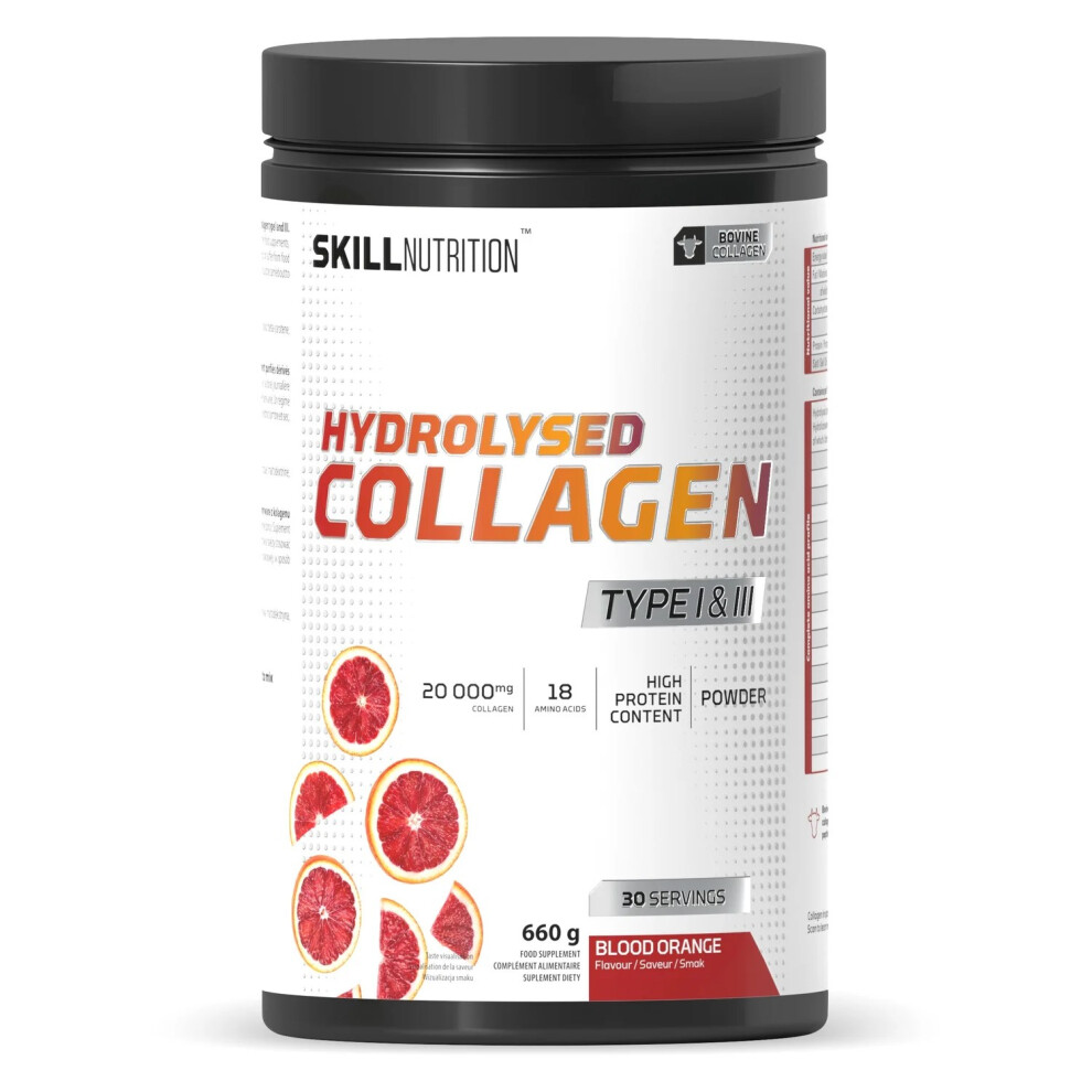 Orange Hydrolysed Collagen Type I & Iii, Blood - 660 Grams
