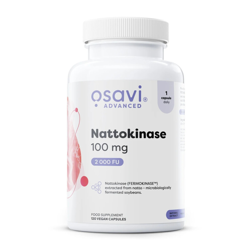 Nattokinase, 100mg - 120 vegan caps - Image 4