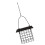Durable Dark Square Wild Bird Dispenser For Garden Deck-Black 1