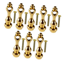 10pcs Classical Brasses Shelf Rail Fasteners Kitchen Club