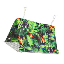 Chew Resistant Parrots Nest Summer Cooling Hanging Bed-Green L