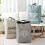 Foldable Laundry Basket Freestanding Washing Bin Hamper-Green 7