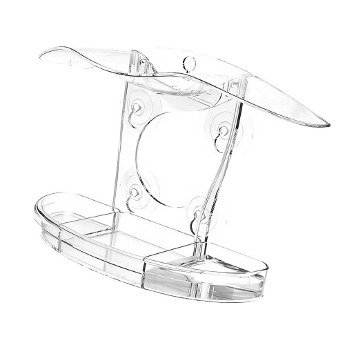 Clear Acrylic Tiny Bird Food Container With Visible Structure