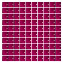 Groupe de 12 éléments d’ornement compatibles-Rose rouge brillant