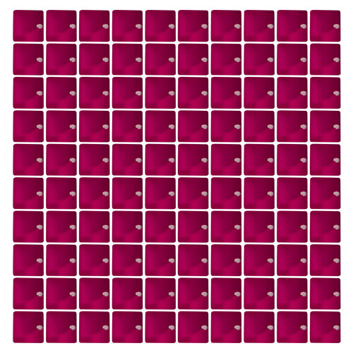 Groupe de 12 éléments d’ornement compatibles-Rose rouge brillant