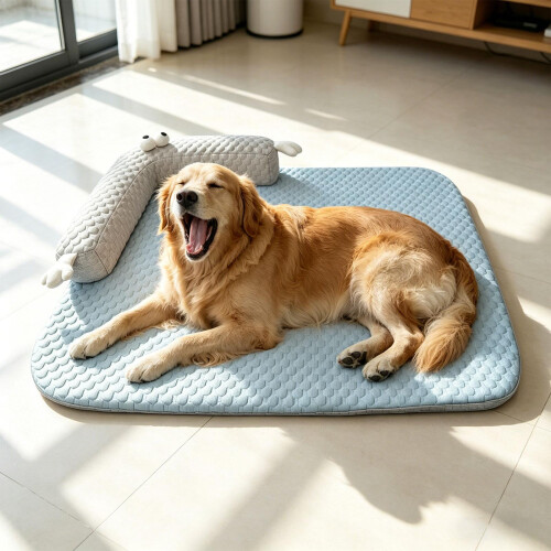 Summer Cooling Mat For Small Medium Large Dog-Blue 42x35cm 2