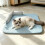 Summer Cooling Mat For Small Medium Large Dog-Blue 42x35cm 7