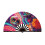 Fluorescent Glow Glittering Folding Hand Fan-Flower skull D 1