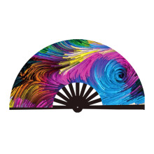 10Inch Glow Effect Decorative Fan For-Rotating Firecracks