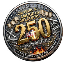 Marine Corps 250th Anniversary Coin Martial Challenge Coin